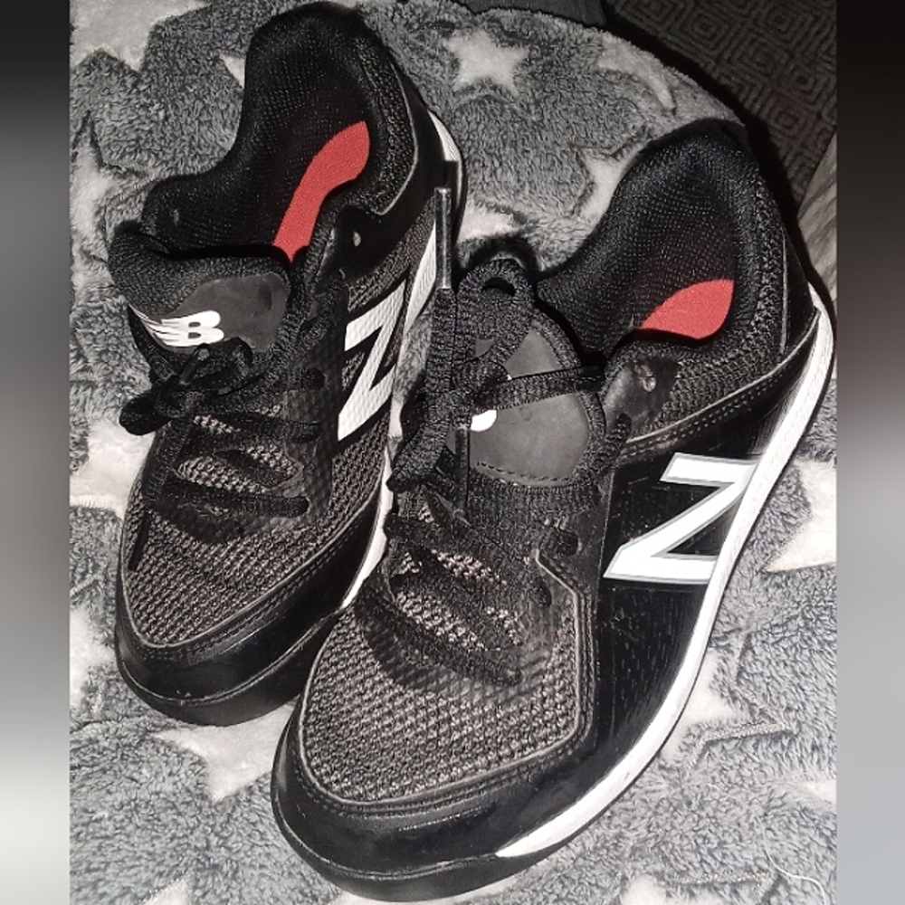 New Balance Cleats Black and White